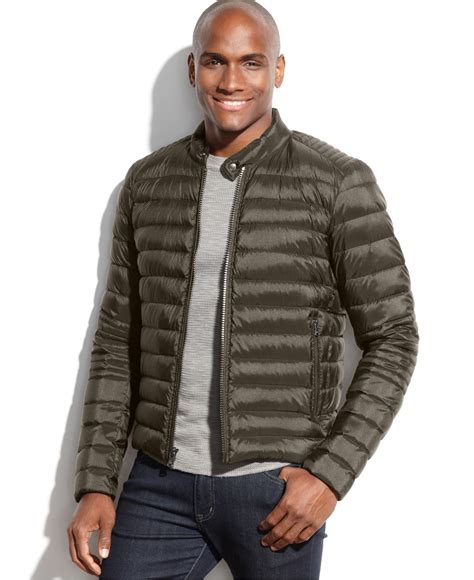 michael kors green jacket men's|Michael Kors men's jacket fleece.